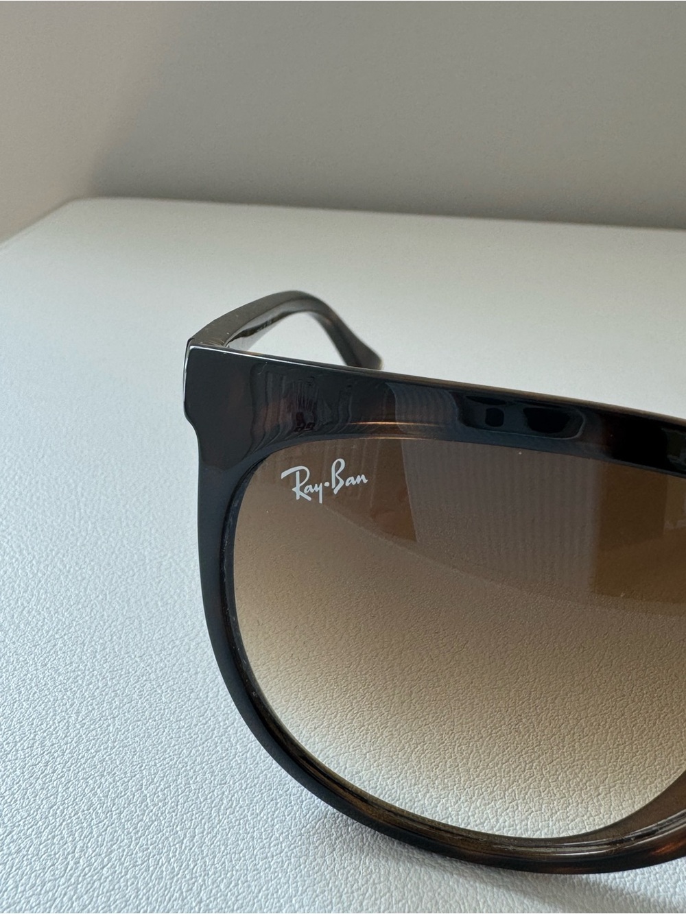 Ray-Ban Women's Tortoiseshell Sunglasses with Brown Gradient Lenses - Picture 2 of 5